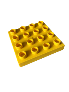 Lego® Duplo® deska 4x4 žlutá